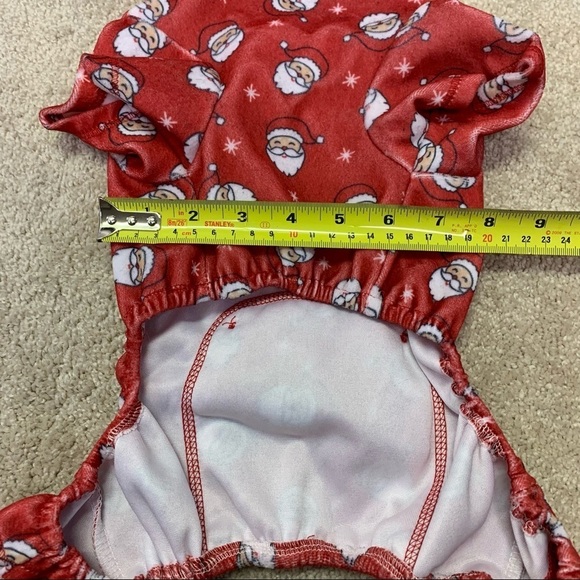 𝅺BAILEY & Bella small breed dog red Santa Claus pyjamas size medium - Picture 4 of 8
